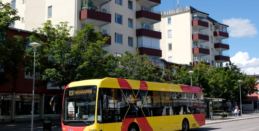 Elbuss i trafik